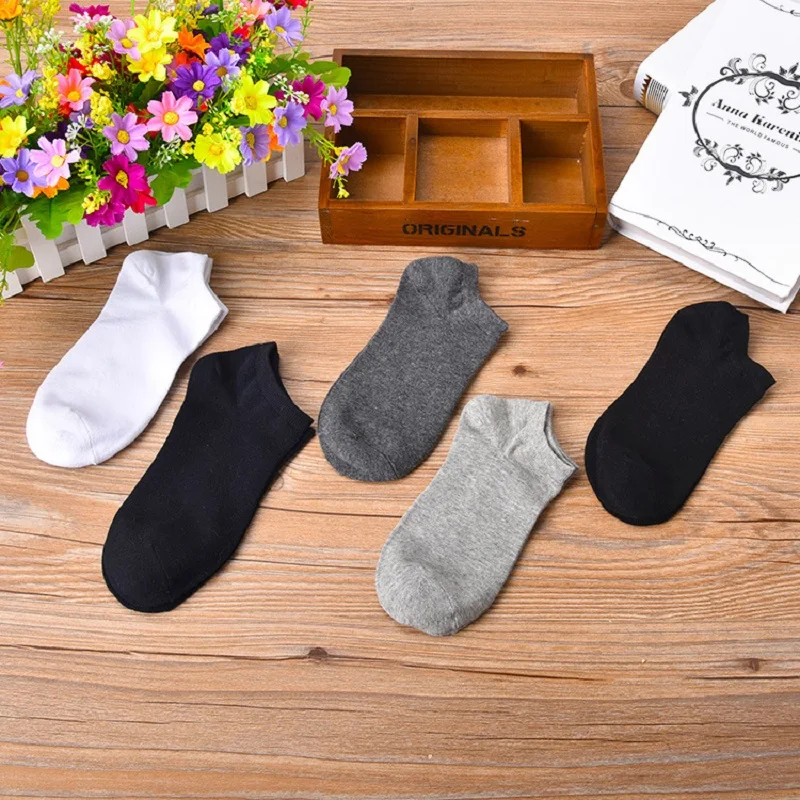 

3/5pair Unisex Invisible Ankle Socks Summer Breathable Thin Boat Socks Calcetines for Women Men Spring Autumn Short Socks Sokken