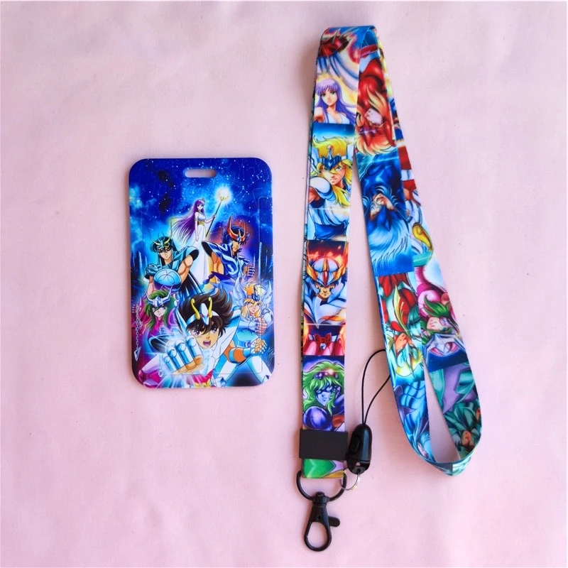 Porte-cartes Style Manga Pirate En Cuir PU - Avec Cordon Amovible Pour Badges, Cartes D'identité, Clés Ou Cartes De Transport - 3