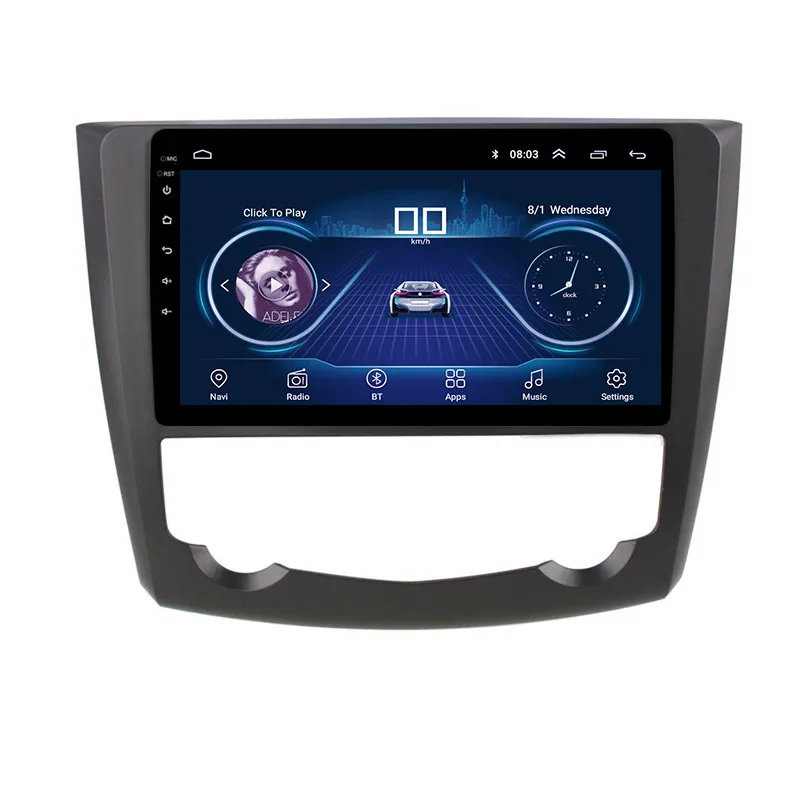 10 1 дюймов IPS и 2.5D сенсорный экран Android 8 автомобильный DVD GPS навигация для Renault Kadjar