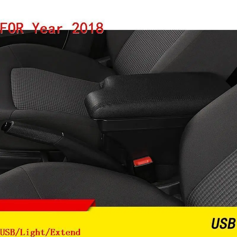 Decorative protector Arm Rest Car Car-styling Modified Modification Decoration Auto Automovil Armrest Box 18 FOR Skoda Rapid