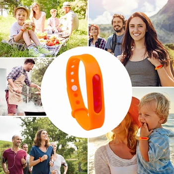 

1pc Anti Mosquito Bracelet Pest Insect Bugs Control Mosquito Repellent Wristband For Kids Mosquito Killer