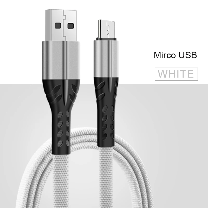3.5A USB кабель для samsung Note 10 кабель для быстрой зарядки для huawei honor 8x мобильный телефон зарядное устройство Шнур Usb кабель для передачи данных 2 м 1 м - Цвет: 07