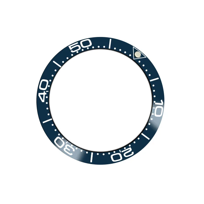 Запасные части часов 38 мм синий керамический ободок подходит для 40 мм автоматические часы a1