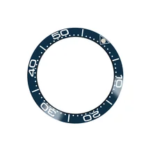 Запасные части часов 38 мм синий керамический ободок подходит для 40 мм автоматические часы a1