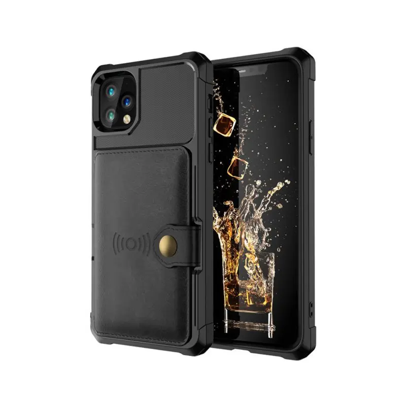 Новейший подходящий для IPhone 11/11 Pro/11 Pro Max защитный чехол для телефона с защитой от падения Чехол с отделением для карт держатель для телефона