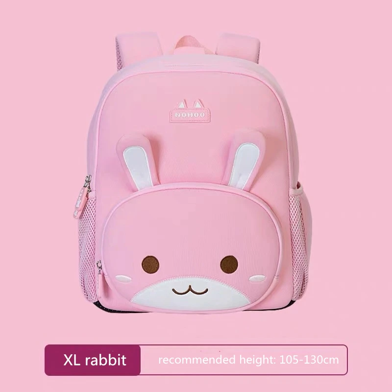 XL pink Детский рюкзак для девочек NOHOO 3D мультфильм школьные сумки высокое качество детский сад наплечный Рюкзак mochila escolar от 2 до 7 лет сумка - Цвет: XL pink