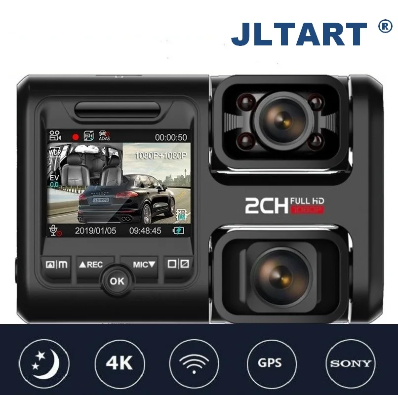 Видеорегистратор Novatek D30H 4K 2160P Wi Fi GPS ночное видение|Видеорегистраторы| |