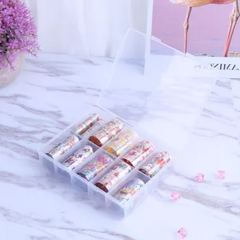 

10 Rolls Christmas Nail Art Stickers Manicure Decals Decorative Nail Stickers for Women Salon