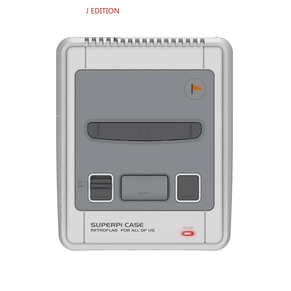Чехол Retroflag SUPERPi для Raspberry Pi 3B+ 2B 3B Deluxe Edition, безопасный переключатель выключения - Цвет: Белый