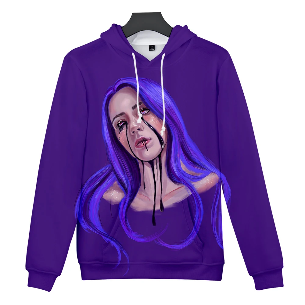 Американская певица Billie Eilish 3D Толстовка Повседневная Женская/Мужская Harajuku пуловер Толстовка Billie Eilish осень девушка 3D с капюшоном XXS-4XL