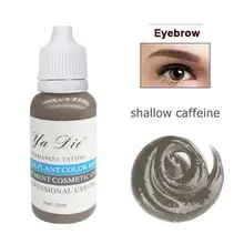 1/2 Oz. Нажмите на изображение для просмотра в полный размер Перманентный макияж Пигмент для микроблейдинга чернила татуировки бровей стойкая помада цвет для тату бодиарта(мелкий кофеин