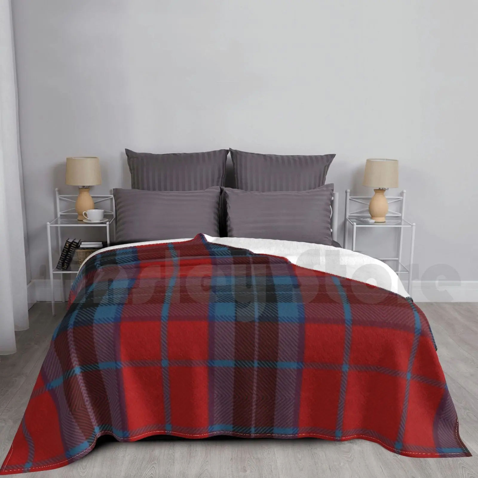 

Mactavish Modern Red Tartan Blanket Fashion Custom Tartan Tartans Multicolored Many Colored Checkered