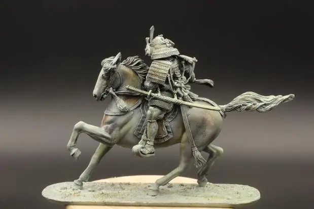 Военный коммандер самурайский кусуноки Masashige оловянный Металл древний Солдат модель Япония Северная и Южная династия фигурки украшение