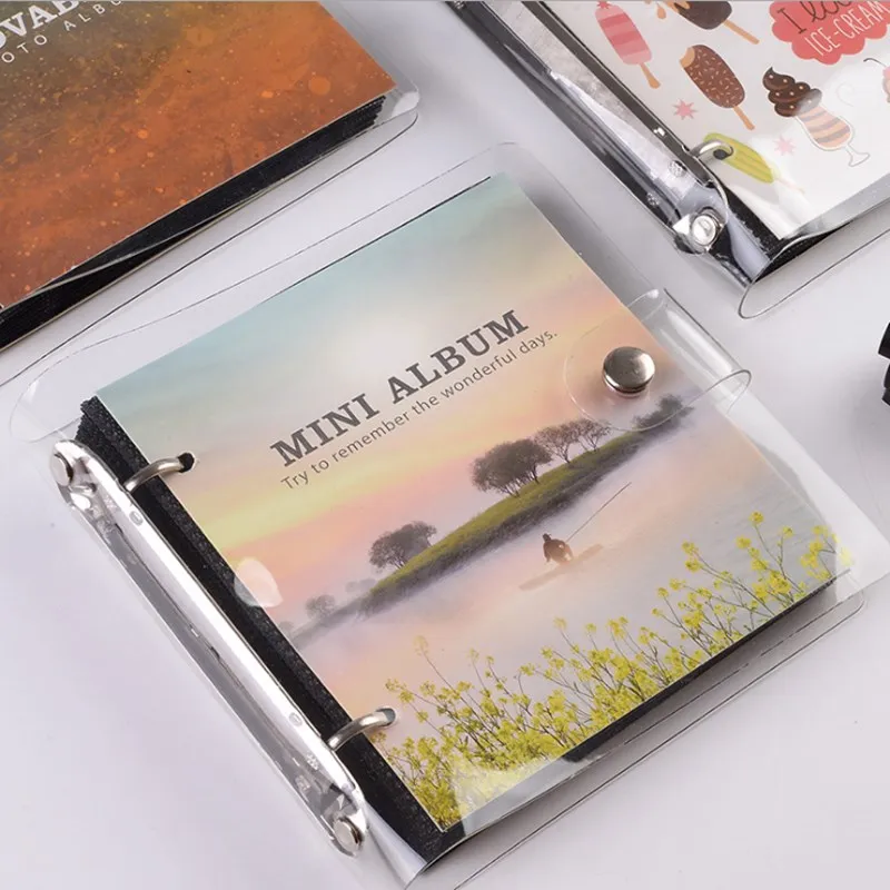 Светильник и тени серии вкладыш ПП-фотоальбом для хранения билетов открытка 3 дюйма памяти 64 кармана для Fujifilm Instax Mini