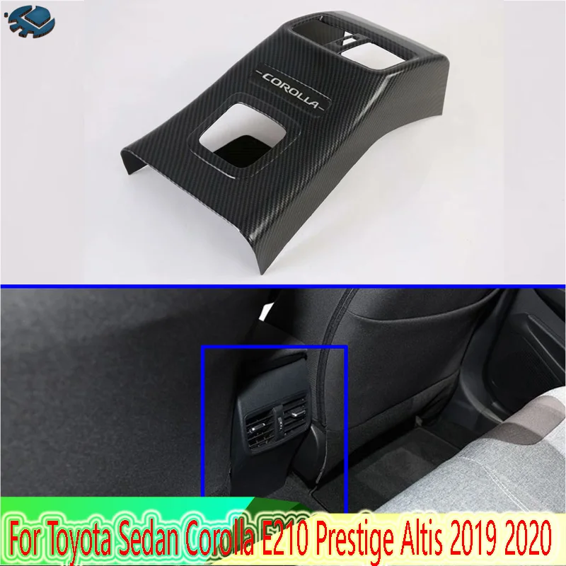 Для Toyota Sedan Corolla E210 Prestige Altis 2019 2020 карбоновое волокно стиль подлокотник коробка