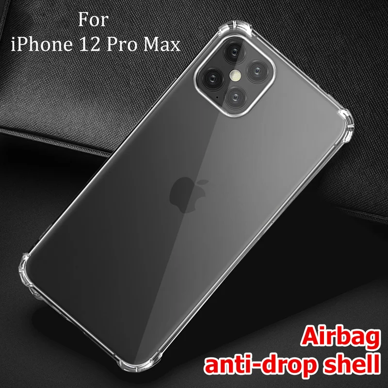 Противоударный мягкий чехол для телефона iPhone 12 Mini SE 2020 11 Pro XR XS Max силиконовый 8 6S 7