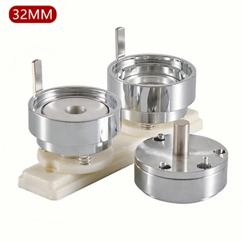 

DIY Interchangeable Button Badge Pin Making Die Moulds 32mm for Punch Press Metal Badge Button Maker Making Machine Badge Molds
