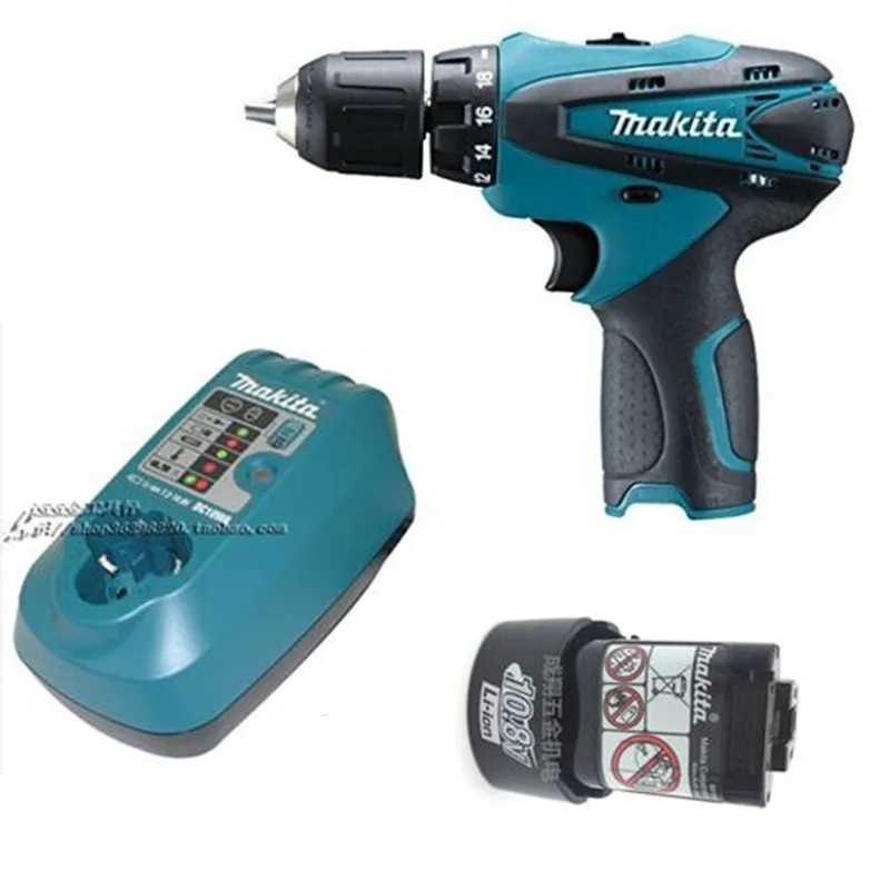 Makita Taladro Inalámbrico DF330D DF330DWE, 10,8 V, LXT, 3/8 \