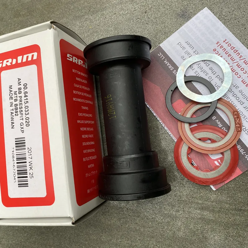 for SRAM bb92 GXP mountain bike middle axle press in type middle axle conversion sleeve xx1 xo1 GX NX RED FORCE tooth disc