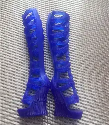 Stylish High Heeled Doll Shoes - Trendy 1/6 Scale Footwear Accessories - One Size (NO.13 blue sandals)