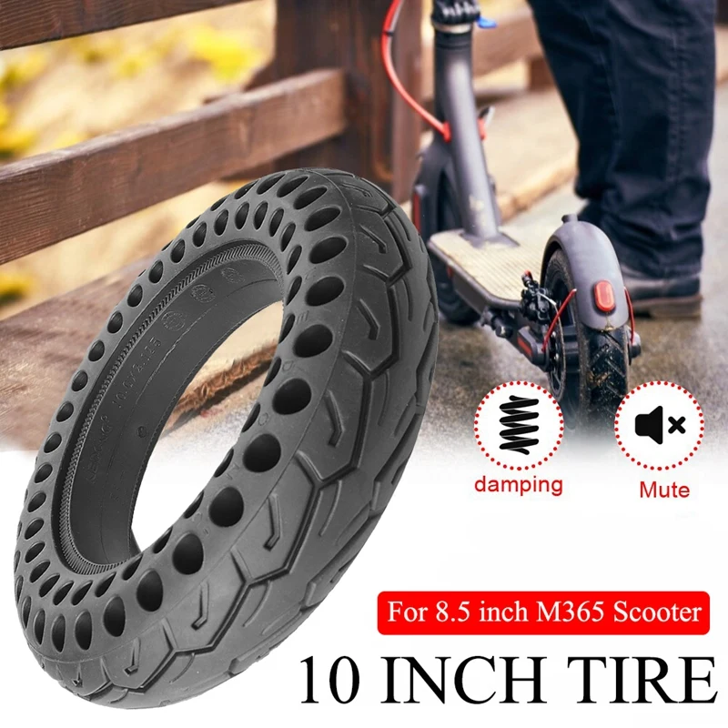 Solid tyre Xiaomi M365 Pro Electric scooter Honey Combe anti-skid Uk 
