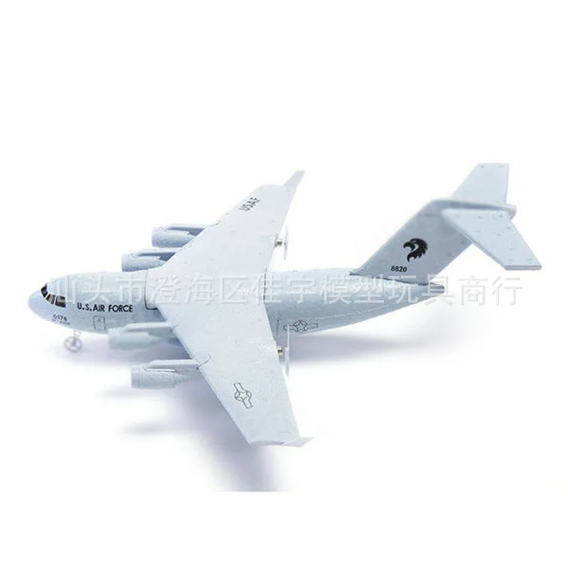 Горячие продажи DIY фиксированное крыло US C-17 фиксированное крыло, устойчивая к падению, пенопласт, вставленный самолет, горячая Распродажа игрушек