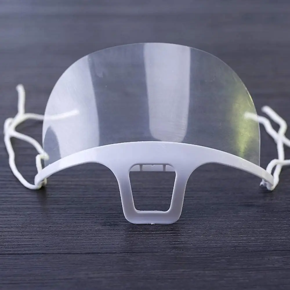 Transparent Plastic Anti-Fog Mouth Shield, Suitable for Restaurants, Hotels, Cake Shops, Bakeries(10pcs)