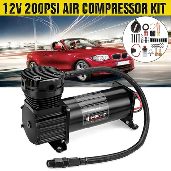 

12V 150PSI/200PSI Car Air Compressor Sound Air Horn Replacement Kit For Truck Trailer Train Horn