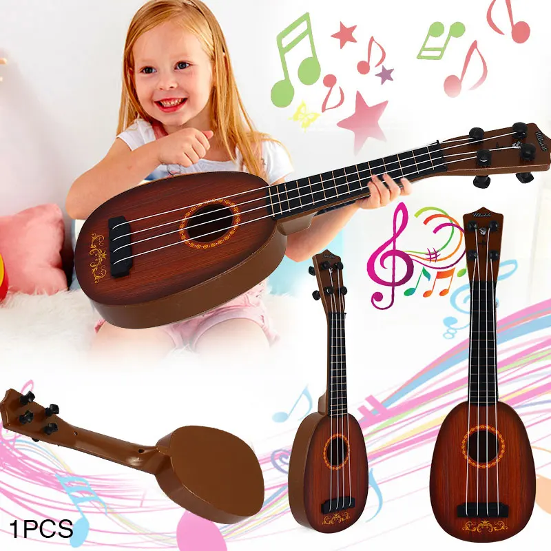 

Children Mini Ukulele Simulation Guitar Classic Toys Cute Noise Maker Guitar Kids Interest Development Toys Baby Kid Xmas Gift