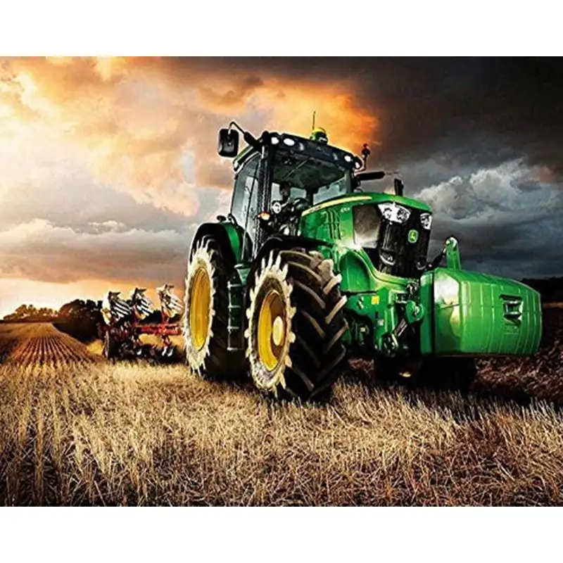 CHENISTORY 40x50cm Diamond Painting Tractor Farm Landscape Rhinestones 5D DIY Diamond Embroidery Car Mosaic Cross Stitch Craft K - Image 15