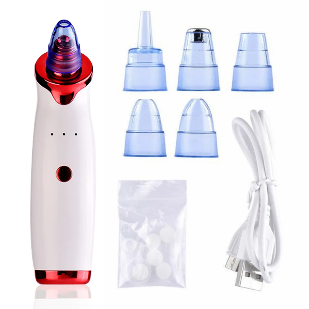 

Electric Blackhead Remover Vacuum Pore Facial Cleansing Face Acne Black Dot Pimple Blackhead Remover Deep Pore Clean Beauty Care
