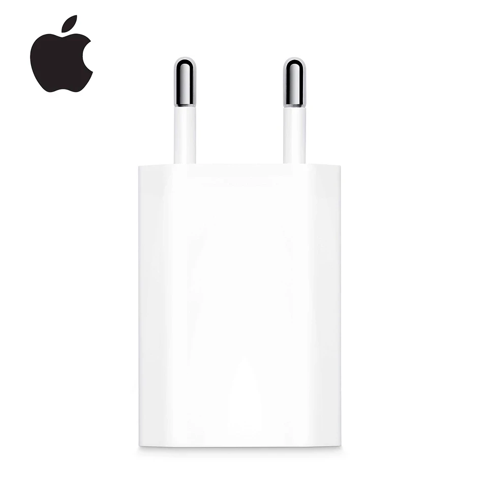 Оригинальный адаптер питания Apple 5 Вт с USB переходник европейской вилкой для
