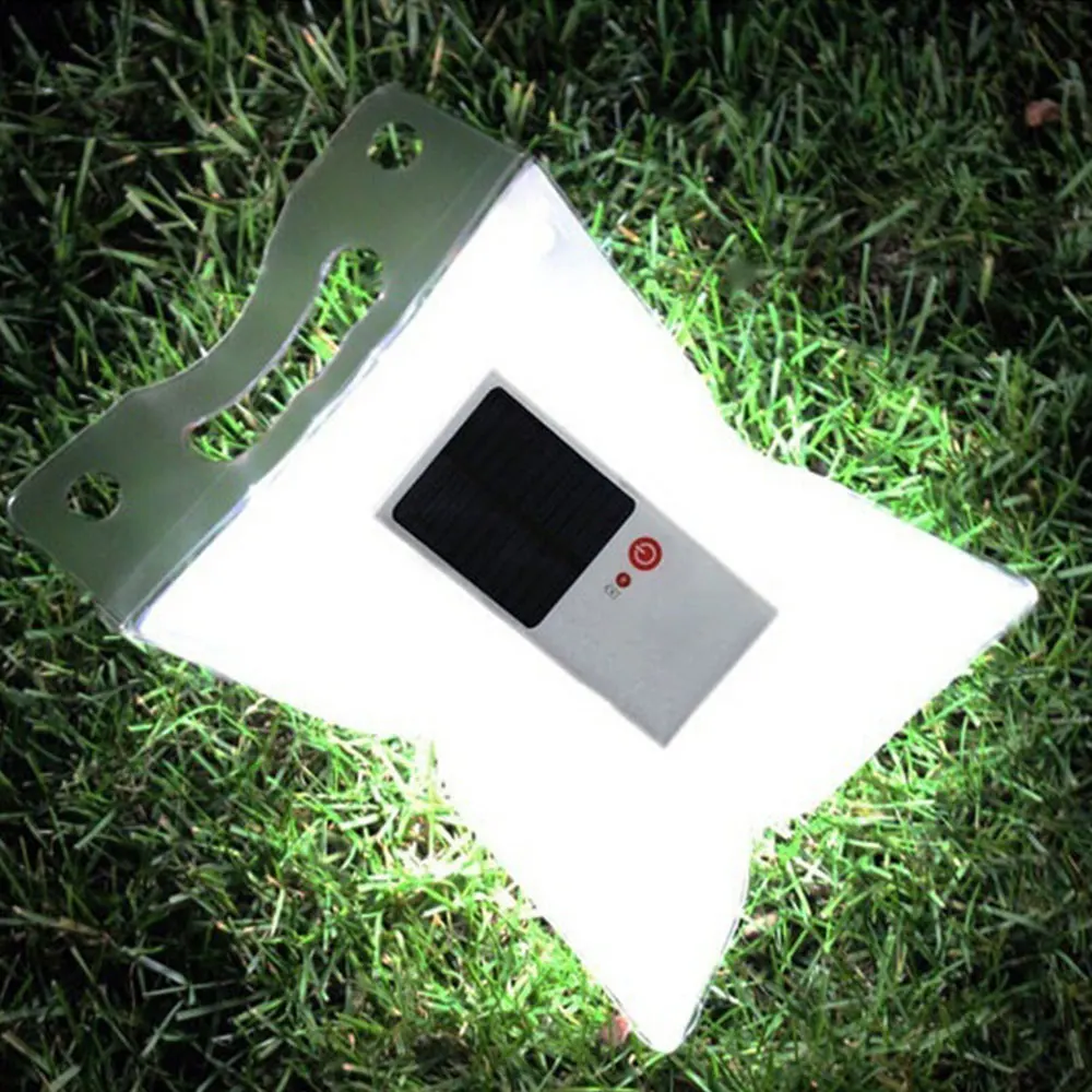 Solar Lamp Emergency Light Survival Camping Light Flashlight Lantern 3W Bright Outdoor Hiking 3 Modes LED USB Charging Travel