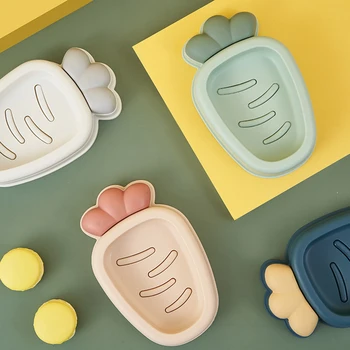 

2 Pcs Double Layer Soap Box Creative Soap Storage Rack Cute Soap Holder Storage Rack Household Facial Bathroom Toilet Soap Tray