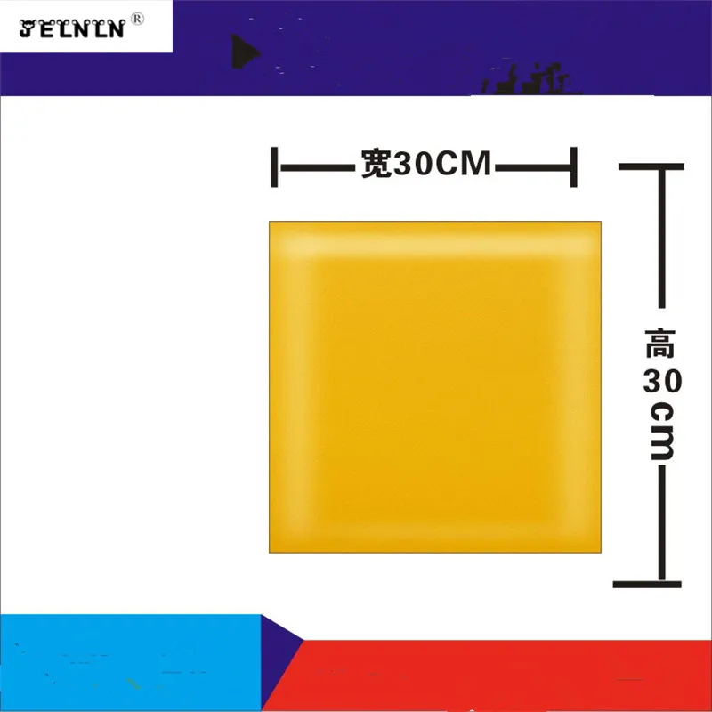  Solid color pattern kids anti-collision wall stickers tatami bed soft pack baby back bedroom bedsid