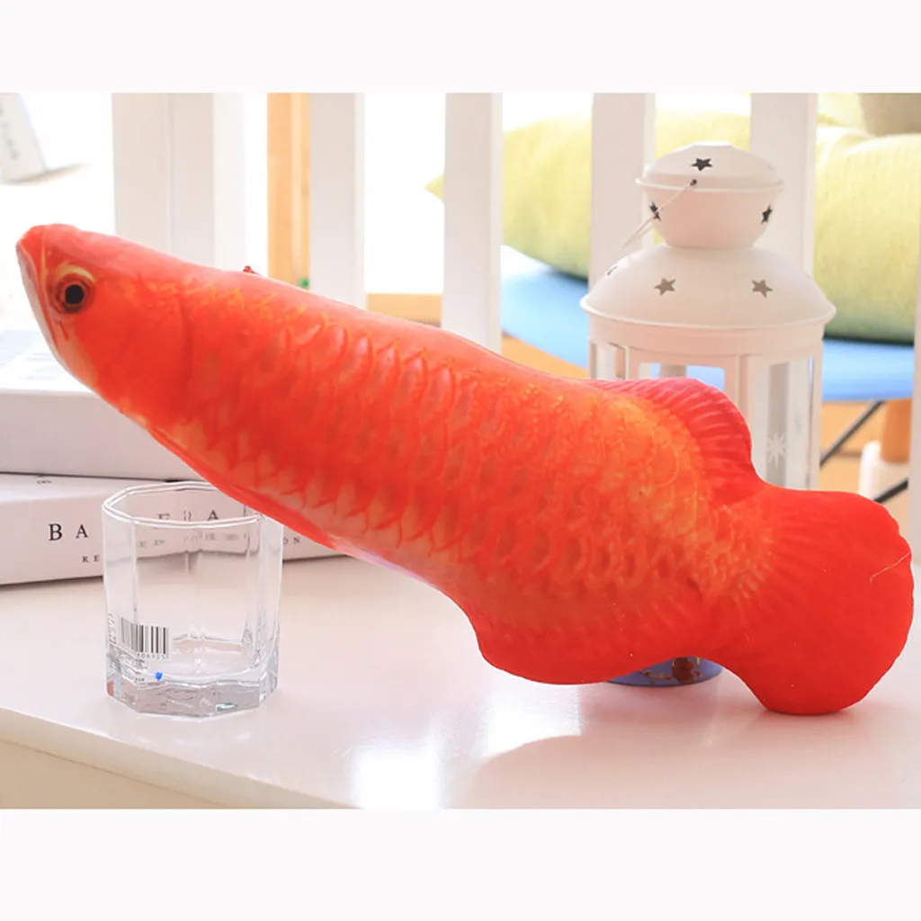 Игрушки для кошек, котята, жевательные игрушки, мягкая рыба, Мятная интерактивная игрушка для питомцев, 3D форма рыбы, подушка, кукла, играющая игрушка для домашних животных gatos