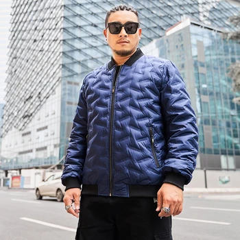 

Winter Jacket Mens Casual Thermal Thick Coat Blue Black Parka Male Warm Outwear Fashion Down Jacket Men Clothing Coat Large 7XL