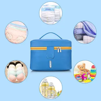 

USB Dual Band Nano UV Sterilizer Box LED Disinfection Bag Deodorant Cleaner Storage Bag Waterproof for Baby Bottle Toys