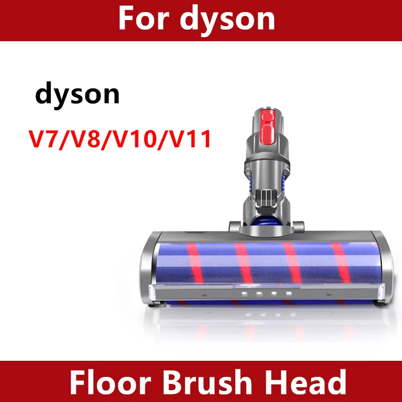 Spazzola Per Pavimenti Motorizzata Per Dyson V6 V7 V8 V10 V11 V15 Aspirapolvere Spazzola Morbida Spazzola A Rullo Sostituzione Spazzola Per Pavimenti