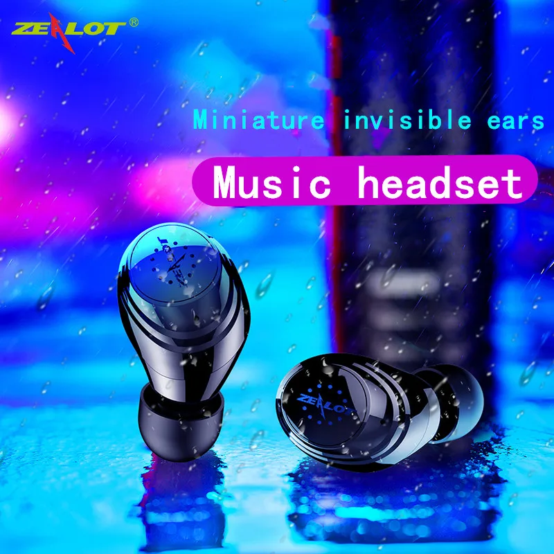 Наушники ZEALOT h19 TWS Bluetooth V5.0 3D стереонаушники Спортивные Беспроводные наушники с