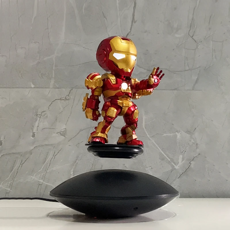 Illuminated Iron Man Finger Snapping Statues Action Figures  Avengers：endgame Ironman Kneeling Model Doll Collectible Ornaments -  AliExpress