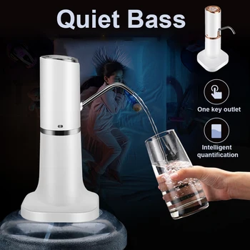 

Smart Electric Water Pump Stianless Steel Barreled Pure Water Automatic Dispenser Customized Household USB Charging Pump