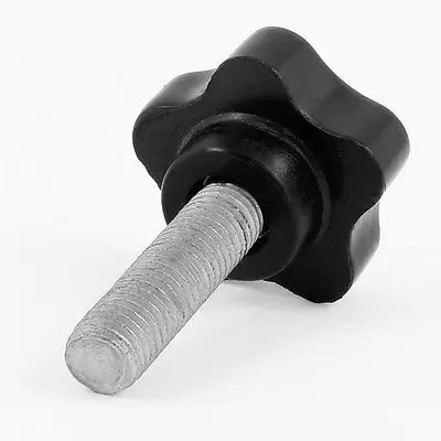 

M12 x 40mm Male Thread 40mm Star Head Dia Screw On Type Clamping Knob