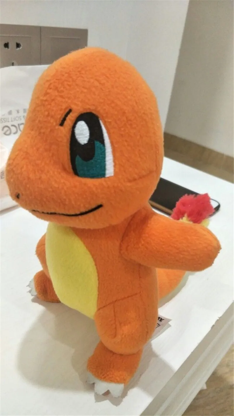 13/20cm TOMY Pokemon Charmander Figure Dolls Pokemon Dragon Anime Plush Dolls A Plush Gift For A Children Kid
