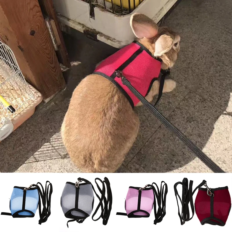 

Hamster Rabbit Mesh Harness Leash Ferret Guinea Pig Small Animal Pet Walk Lead