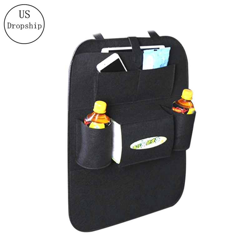 

New Felt Covers Back Seat Pockets Car Backrest Storage Bags Car Seat Styling Automobile Seat Hanging Bag Sundries Organizer