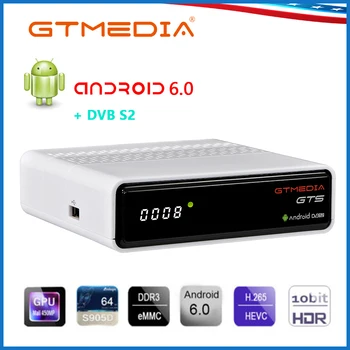

GTMEDIA GTS Android TV Box Android 6.0 4K H.265 Media Player 3D Video Netflix Wifi Bluetooth Smart TV Box