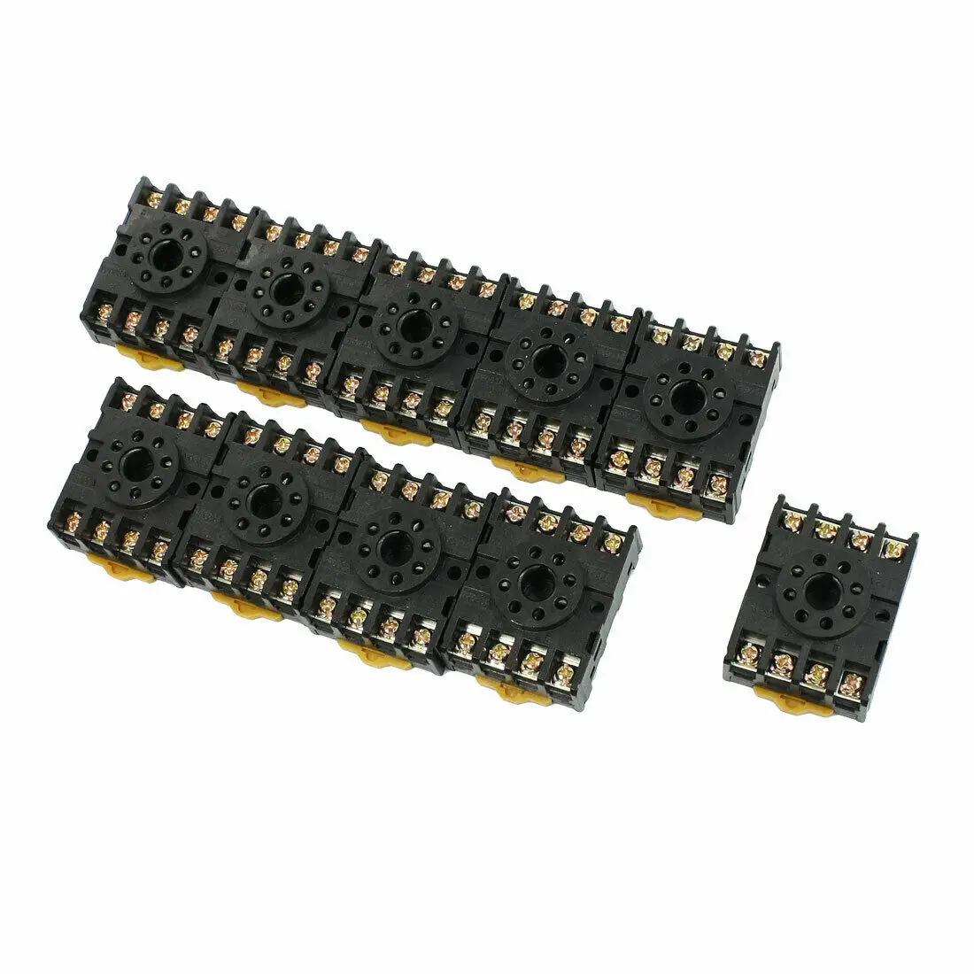 

10 Pcs PF083A Time Relay Base Socket 8 Pin for JTX-2C DH48S
