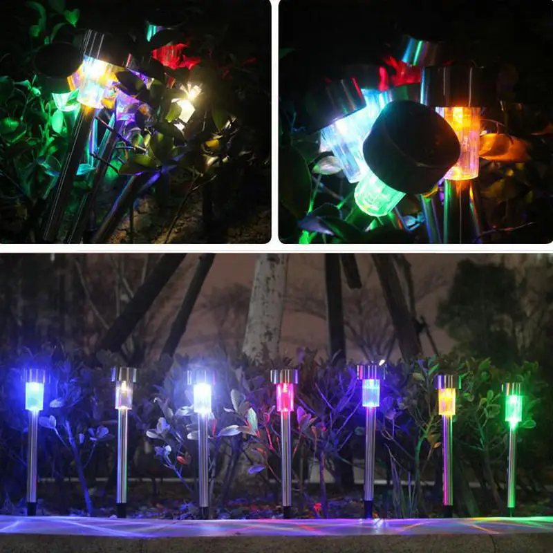 Светодиодный садовый светильник водонепроницаемый на солнечной