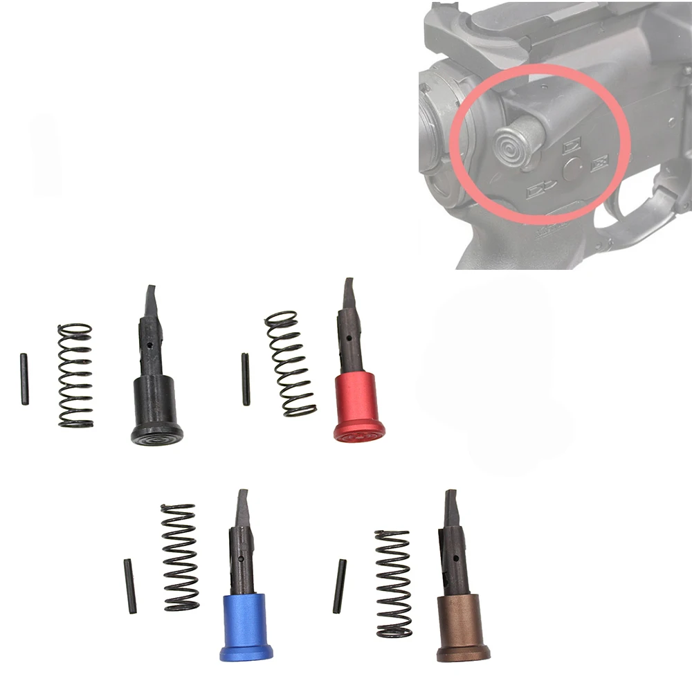 

Tactical AR-15 Receiver Parts M16 M4 .223 Steel Forward assistant Port push button Cover Parts